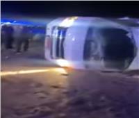 بالأسماء| مصرع شخص وإصابة 15 في حادث مروع علي طريق « أبورديس - النفق »
