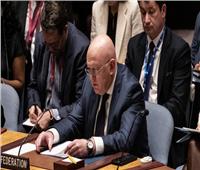 مندوب روسيا يصل اجتماع مجلس الأمن الدولي خلال خطاب زيلينسكي