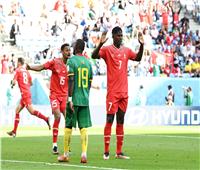 إمبولو يسجل هدف تقدم سويسرا أمام الكاميرون ويرفض الاحتفال