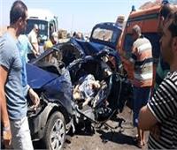 بالأسماء.. إصابة 6 أشخاص في حادث تصادم بطريق الصعيد الغربي بالمنيا 