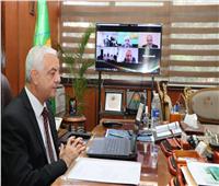 رئيس جامعة المنوفية يشهد الاجتماع الأول للمجلس العربي للتنمية المستدامة «أون لاين»