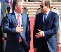  الرئيس السيسي يستقبل ملك الأردن بمطار القاهرة