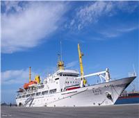 ميناء دمياط يستقبل السفينة «عايدة ٤» وعلى متنها طلبة النقل البحري