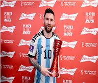 ميسي يفوز بجائزة أفضل لاعب في مباراة الأرجنتين وأستراليا بكأس العالم 2022