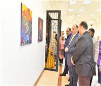محافظ أسيوط يشهد افتتاح معرض «تجريب التجريد»