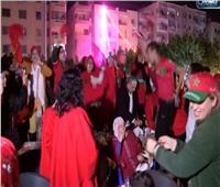 شاهد| فرحة الجماهير العربية بفوز المغرب في شوارع مصر وقطر وفرنسا 