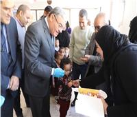 محافظ المنيا يشهد إطلاق الحملة القومية للتطعيم ضد شلل الأطفال