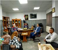 المصريين الأحرار يلتقي بمسؤلى مستشفيات الجيزة لبحث التعاون لخدمة المواطنين  