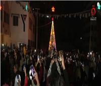 «القاهرة الإخبارية» تبرز بدء احتفالات أعياد الميلاد في غزة..فيديو