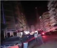 تسرب غاز يتسبب في حريق وتحطم جدران شقة بالإسكندرية| صور 