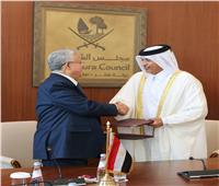 «جبالي» يلتقي رئيس مجلس الشورى القطري