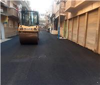 الانتهاء من رصف 18 شارعا بمدينة جرجا بسوهاج بتكلفة 5 ملايين جنيه