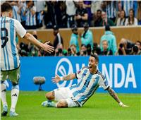 دي ماريا يحقق رقمًا استثنائيًا مع الأرجنتين.. «سجل في 4 نهائيات»