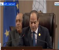 الرئيس السيسي: مؤتمر بغداد يؤكد الالتزام بدعم العراق