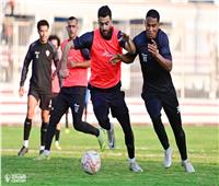 تقسيمة فنيه قوية للاعبي الزمالك في التدريب استعدادا للمقاولون العرب