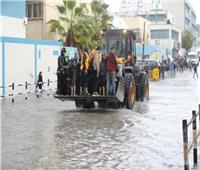 مياه الأمطار تغمر غزة.. وماس كهربائي يتسبب في مصرع شاب ثلاثيني