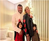 زياد برجي يحتفل بعيد الميلاد مع زوجته وأبنائه| صورة