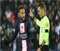 نيمار يتعرض للطرد الخامس مع باريس | شاهد