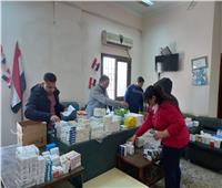 فحص وعلاج ١٩٤٦ مريضا في قافلة جامعة سوهاج الطبية بقرية الرياينة