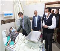 محافظ المنوفية ووزير الصحة يتفقدان مستشفى الهلال للتأمين الصحي