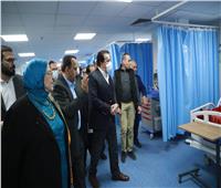 وزير الصحة يتفقد مستشفى آشمون العام لمتابعة سير العمل 