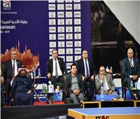 وزير الرياضة يشهد ختام البطولة العربية لأندية تنس الطاولة
