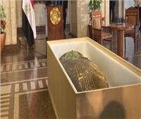 خاص | بعد عودته لأرض الوطن.. عرض «التابوت الأخضر» في المتحف المصري بالتحرير 