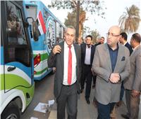انطلاق مشروع النقل الجماعي في بني سويف بـ30 سيارة «ميني باص»