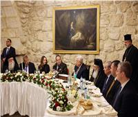 الرئيس الفلسطيني يحضر احتفالات عيد الميلاد في بيت لحم