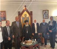 نائب محافظ القاهرة تقدم التهنئة لأسقف المعادي والبساتين ودار السلام