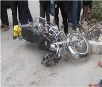 إصابة 3 معلمين فى حادث إنقلاب دراجة نارية بسمالوط فى المنيا