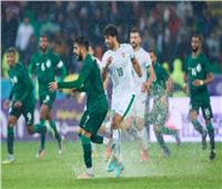 ملعب مباراة السعودية والعراق يتحول لـ «بركة مياه» | شاهد