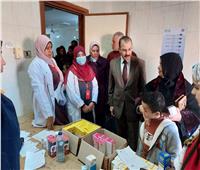 جامعة بنها تنظم قافلة طبية متكاملة بقرية «ميت كنانة» بالقليوبية