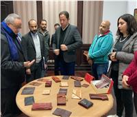 مدير مكتبة الإسكندرية يتفقد قصر خديجة بحلوان 
