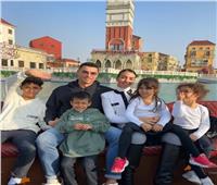 جورجينا تتألق مع كريستيانو وأولادها في مدينة ملاهي الرياض