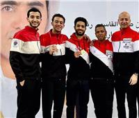 منتخب سيف المبارزة يحصد ذهبية البطولة العربية بالبحرين