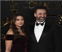 ظهور نادر لهايدي سرور زوجة كريم عبدالعزيز في joy awards