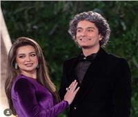 هبة مجدي تتألق برفقة زوجها في حفل «Joy awards»