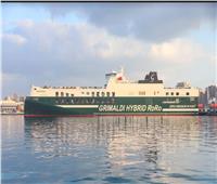 أكبر سفينة لبضائع «الرورو» ترسو على رصيف 10 بميناء الإسكندرية | صور