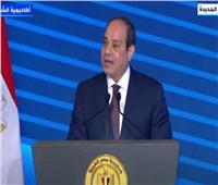 الرئيس السيسي: المصريون دائماً كانوا علي مستوي التحدي