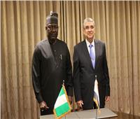 شاكر يبحث مع وزير الطاقة النيجيري سبل دعم وتعزيز التعاون بين البلدين| صور