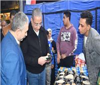 الأنصاري يفتتح معرض «أهلا رمضان» لبيع السلع الغذائية بأسعار مخفضة بالحواتم