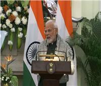  رئيس الوزراء الهندي : رفع علاقتنا  مع مصر لمستوى الشراكة