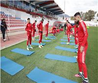 الأهلي في المونديال| تدريبات استشفائية للاعبي الأهلي في المران الأول بالمغرب 