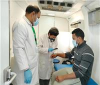 الكشف الطبي على 123 ألف حالة ضمن 71 قافلة طبية في المنيا