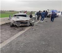 حادث مأساوي على طريق بنها الحر ينتهي بوفاة 3 من أسرة واحدة 
