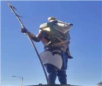 تمثال في ميدان بقنا يثير سخرية المواطنين: «ده وش جاموسة»| صور