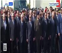 بث مباشر| الرئيس السيسي يتقدم مشيعي جنازة شريف إسماعيل