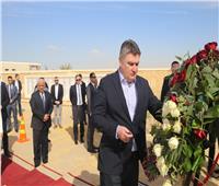 رئيس كرواتيا يزور مقابر الجالية بمنطقة الشط في السويس