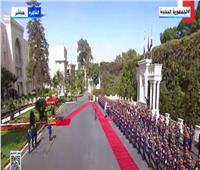 الرئيس السيسي يستقبل نظيره الكرواتي بقصر الاتحادية